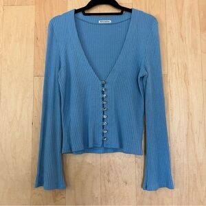 Reformation Long Sleeve Button Up